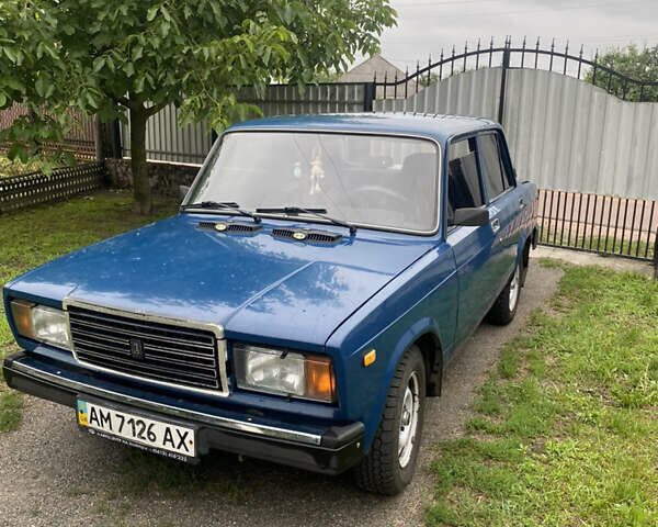 Синий ВАЗ 2107, объемом двигателя 0 л и пробегом 68 тыс. км за 2150 $, фото 1 на Automoto.ua