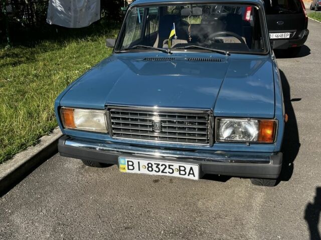 Синий ВАЗ 2107, объемом двигателя 1.5 л и пробегом 90 тыс. км за 1441 $, фото 1 на Automoto.ua