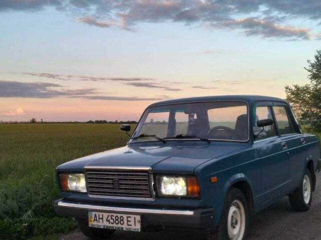 Синий ВАЗ 2107, объемом двигателя 1.5 л и пробегом 53 тыс. км за 1850 $, фото 1 на Automoto.ua