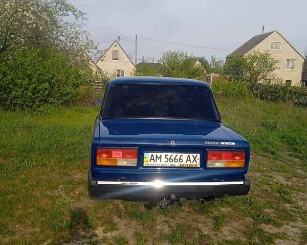 Синий ВАЗ 2107, объемом двигателя 1.57 л и пробегом 39 тыс. км за 2500 $, фото 1 на Automoto.ua