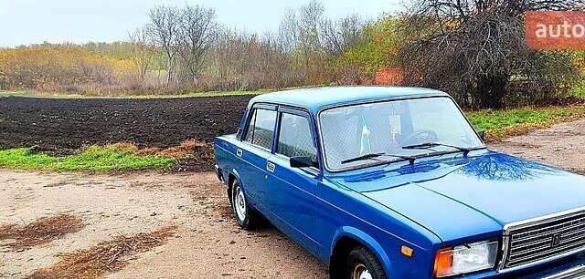 Синий ВАЗ 2107, объемом двигателя 1.6 л и пробегом 1 тыс. км за 1600 $, фото 1 на Automoto.ua