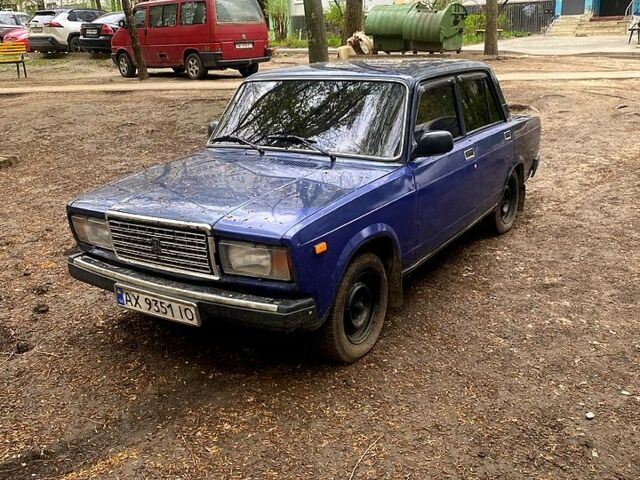 Синий ВАЗ 2107, объемом двигателя 1.5 л и пробегом 93 тыс. км за 1000 $, фото 1 на Automoto.ua