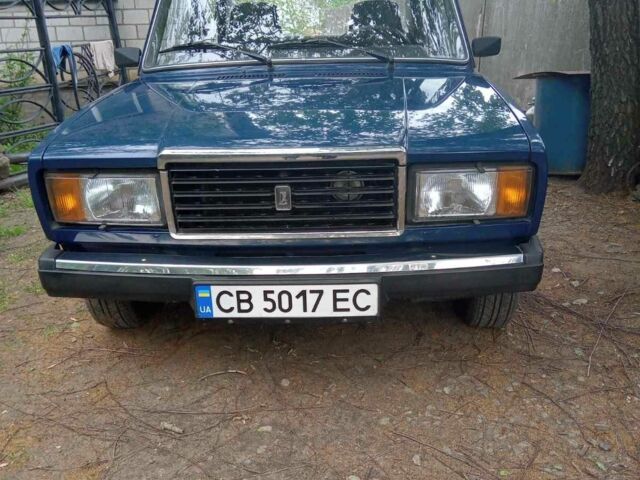 Синій ВАЗ 2107, об'ємом двигуна 1.5 л та пробігом 53 тис. км за 2300 $, фото 1 на Automoto.ua