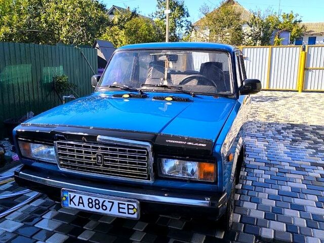 Синий ВАЗ 2107, объемом двигателя 1.6 л и пробегом 102 тыс. км за 1300 $, фото 1 на Automoto.ua
