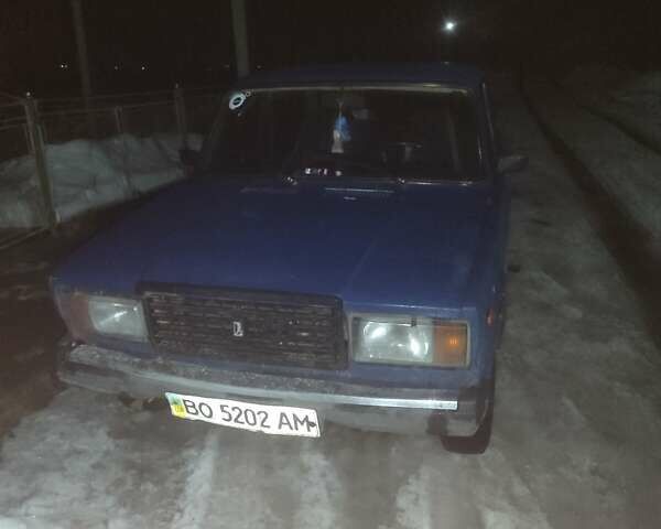 Синій ВАЗ 2107, об'ємом двигуна 1.5 л та пробігом 310 тис. км за 720 $, фото 1 на Automoto.ua