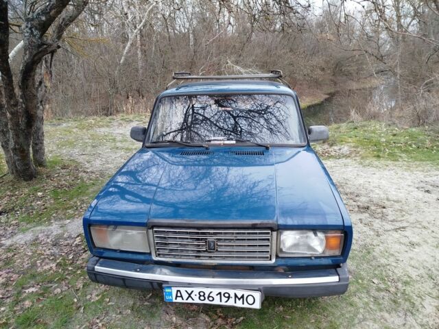 Синий ВАЗ 2107, объемом двигателя 1.5 л и пробегом 59 тыс. км за 1200 $, фото 1 на Automoto.ua