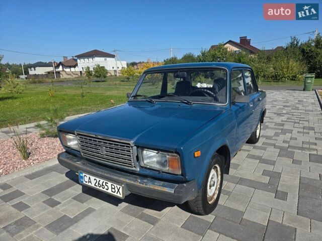 Синій ВАЗ 2107, об'ємом двигуна 1.5 л та пробігом 105 тис. км за 1200 $, фото 1 на Automoto.ua