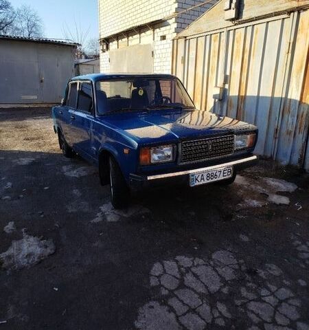Синій ВАЗ 2107, об'ємом двигуна 1.7 л та пробігом 60 тис. км за 999 $, фото 1 на Automoto.ua