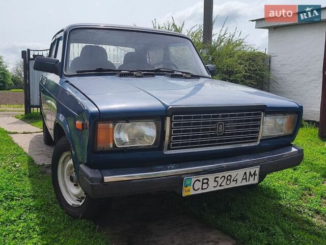 Синій ВАЗ 2107, об'ємом двигуна 1.45 л та пробігом 100 тис. км за 800 $, фото 1 на Automoto.ua