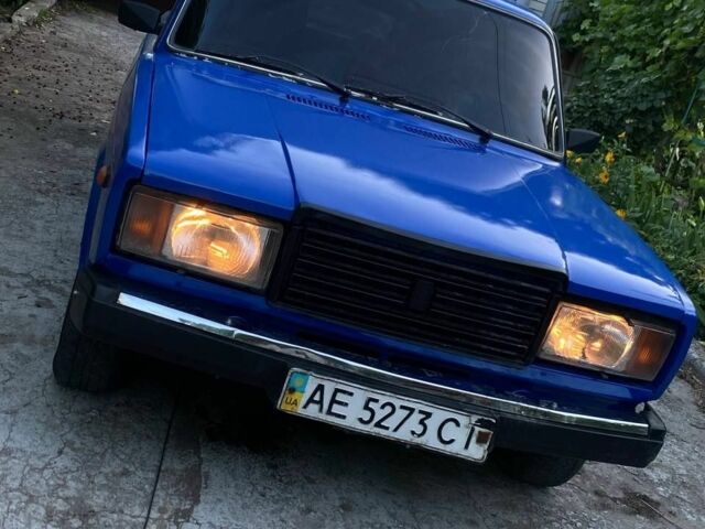 Синий ВАЗ 2107, объемом двигателя 1.6 л и пробегом 80 тыс. км за 1035 $, фото 1 на Automoto.ua