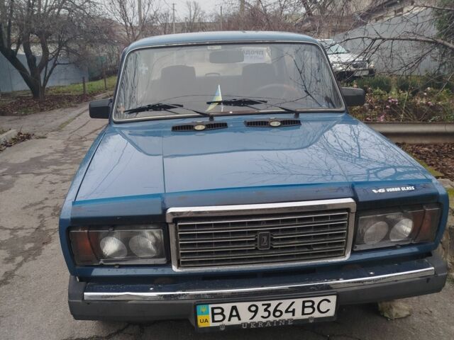 Синий ВАЗ 2107, объемом двигателя 1.5 л и пробегом 138 тыс. км за 1590 $, фото 1 на Automoto.ua