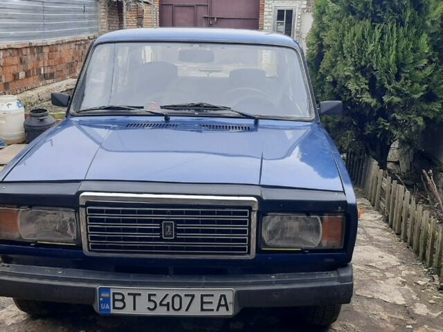 Синий ВАЗ 2107, объемом двигателя 0 л и пробегом 93 тыс. км за 1300 $, фото 1 на Automoto.ua