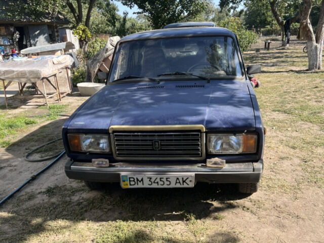 Синий ВАЗ 2107, объемом двигателя 1.5 л и пробегом 89 тыс. км за 999 $, фото 1 на Automoto.ua