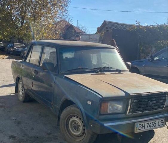 Синий ВАЗ 2107, объемом двигателя 1.5 л и пробегом 60 тыс. км за 1100 $, фото 1 на Automoto.ua