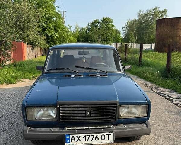 ВАЗ 2107 2008 в Харькове на Automoto.ua Синий ВАЗ 2107, объемом двигателя 1.5 л и пробегом 75 тыс. км за 1300 $, фото 1 на Automoto.ua