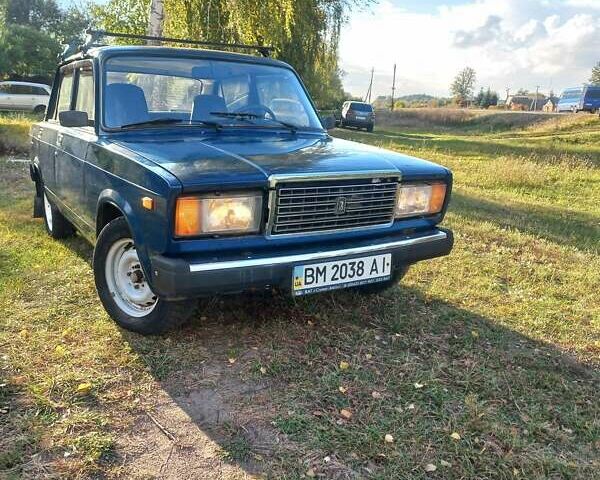 Синій ВАЗ 2107, об'ємом двигуна 1.45 л та пробігом 30 тис. км за 1499 $, фото 1 на Automoto.ua