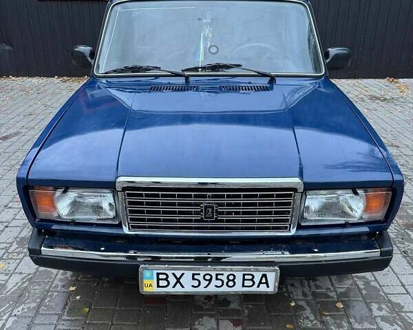 Синий ВАЗ 2107, объемом двигателя 1.5 л и пробегом 71 тыс. км за 1500 $, фото 1 на Automoto.ua