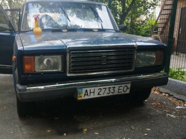 Синій ВАЗ 2107, об'ємом двигуна 1.5 л та пробігом 350 тис. км за 1800 $, фото 1 на Automoto.ua