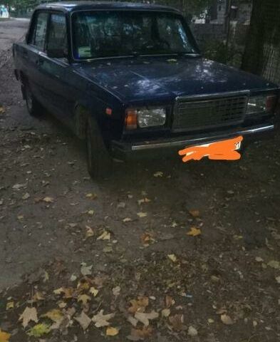 Синий ВАЗ 2107, объемом двигателя 1.3 л и пробегом 65 тыс. км за 2100 $, фото 1 на Automoto.ua