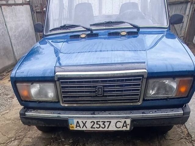 Синий ВАЗ 2107, объемом двигателя 1.6 л и пробегом 85 тыс. км за 1800 $, фото 1 на Automoto.ua