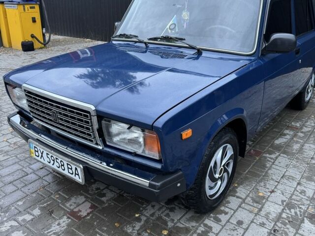Синий ВАЗ 2107, объемом двигателя 1.5 л и пробегом 71 тыс. км за 1500 $, фото 1 на Automoto.ua