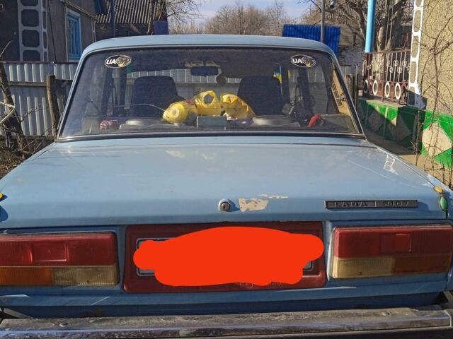 Синий ВАЗ 2107, объемом двигателя 1.3 л и пробегом 1000 тыс. км за 750 $, фото 1 на Automoto.ua