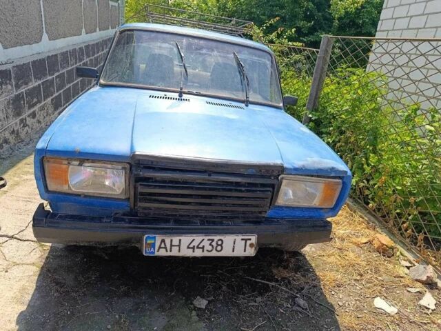 Синій ВАЗ 2107, об'ємом двигуна 1.5 л та пробігом 69 тис. км за 679 $, фото 1 на Automoto.ua