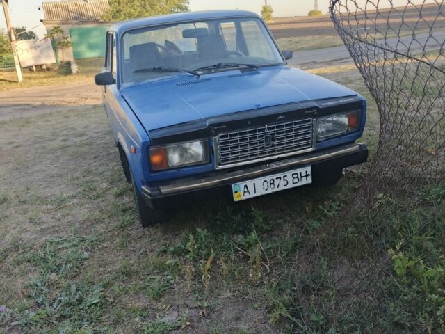 Синий ВАЗ 2107, объемом двигателя 0 л и пробегом 200 тыс. км за 413 $, фото 1 на Automoto.ua