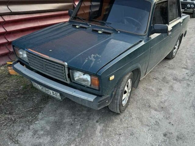 Синий ВАЗ 2107, объемом двигателя 1.5 л и пробегом 200 тыс. км за 800 $, фото 1 на Automoto.ua