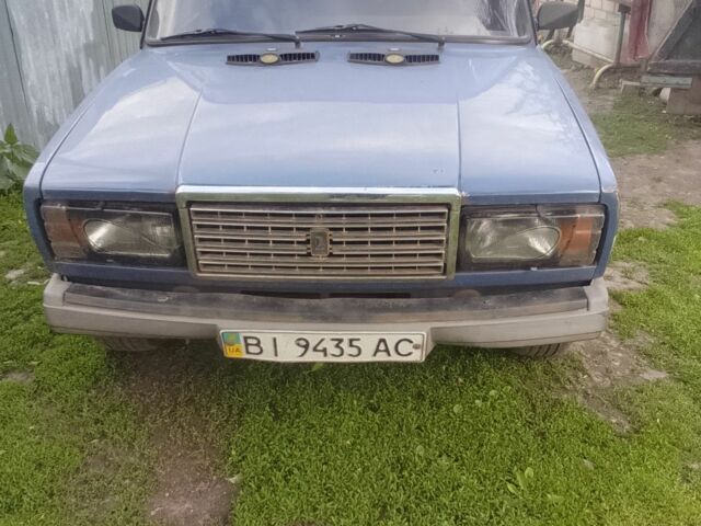 Синий ВАЗ 2107, объемом двигателя 1 л и пробегом 3 тыс. км за 841 $, фото 1 на Automoto.ua