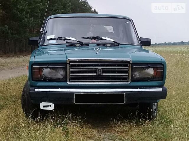 Синій ВАЗ 2107, об'ємом двигуна 1.5 л та пробігом 155 тис. км за 1999 $, фото 1 на Automoto.ua