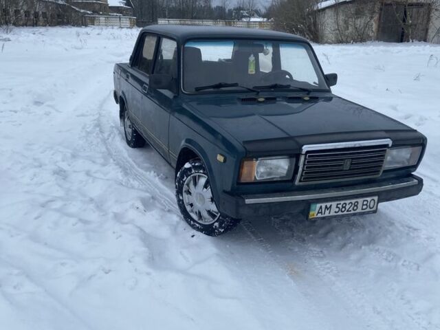 Зелений ВАЗ 2107, об'ємом двигуна 1.6 л та пробігом 86 тис. км за 1300 $, фото 1 на Automoto.ua