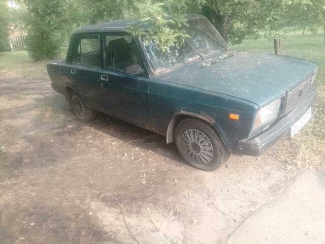 Зеленый ВАЗ 2107, объемом двигателя 0 л и пробегом 70 тыс. км за 500 $, фото 1 на Automoto.ua