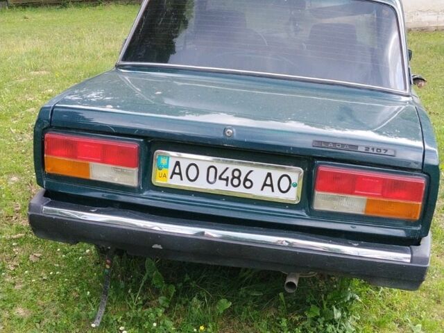 Зеленый ВАЗ 2107, объемом двигателя 0 л и пробегом 1 тыс. км за 223 $, фото 1 на Automoto.ua