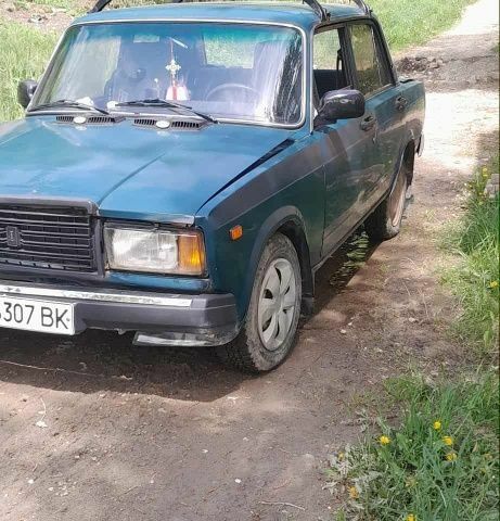 Зеленый ВАЗ 2107, объемом двигателя 0 л и пробегом 90 тыс. км за 600 $, фото 1 на Automoto.ua