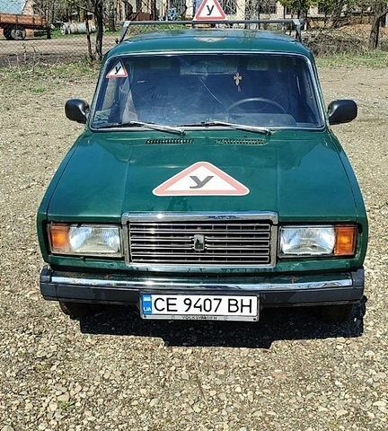 Зеленый ВАЗ 2107, объемом двигателя 1.3 л и пробегом 23 тыс. км за 550 $, фото 1 на Automoto.ua