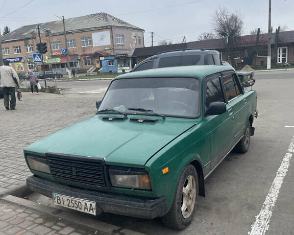 Зеленый ВАЗ 2107, объемом двигателя 1.5 л и пробегом 64 тыс. км за 850 $, фото 1 на Automoto.ua