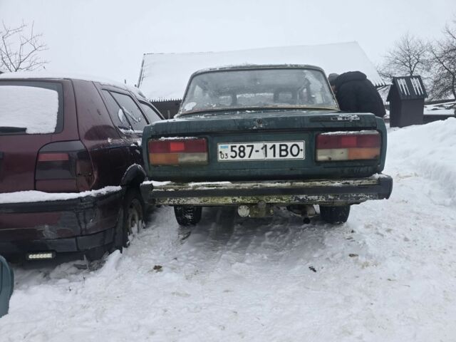Зелений ВАЗ 2107, об'ємом двигуна 1.5 л та пробігом 150 тис. км за 256 $, фото 1 на Automoto.ua