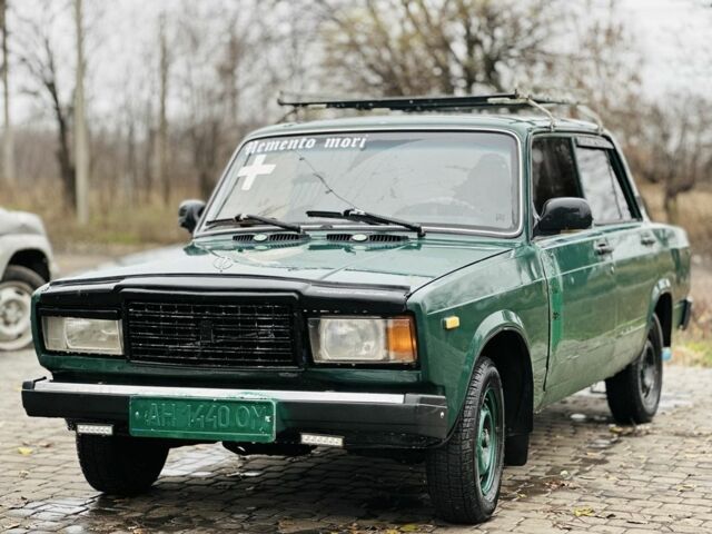 Зелений ВАЗ 2107, об'ємом двигуна 1.5 л та пробігом 210 тис. км за 428 $, фото 1 на Automoto.ua