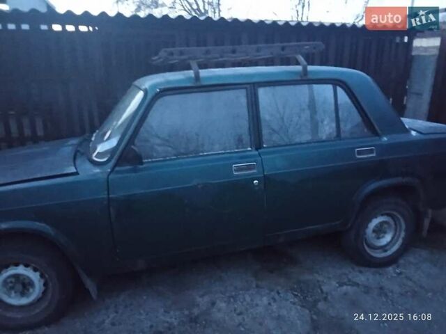 Зеленый ВАЗ 2107, объемом двигателя 1.5 л и пробегом 27 тыс. км за 474 $, фото 1 на Automoto.ua