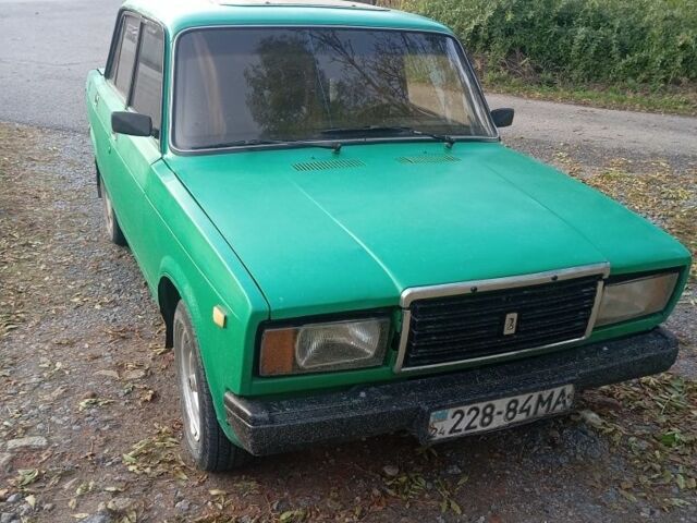 Зеленый ВАЗ 2107, объемом двигателя 0 л и пробегом 207 тыс. км за 750 $, фото 1 на Automoto.ua