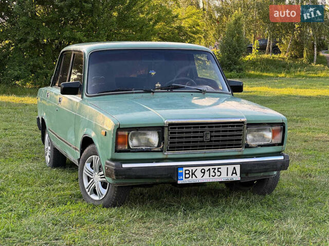 Зеленый ВАЗ 2107, объемом двигателя 1.45 л и пробегом 123 тыс. км за 1299 $, фото 1 на Automoto.ua