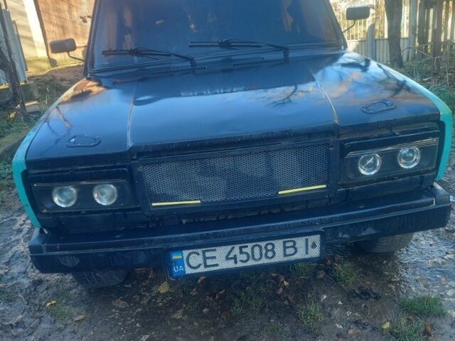 Зеленый ВАЗ 2107, объемом двигателя 1.5 л и пробегом 8 тыс. км за 2100 $, фото 1 на Automoto.ua