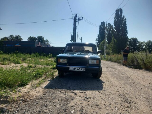 Зеленый ВАЗ 2107, объемом двигателя 1.5 л и пробегом 245 тыс. км за 360 $, фото 1 на Automoto.ua