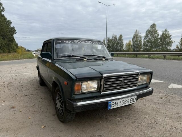 Зеленый ВАЗ 2107, объемом двигателя 1.5 л и пробегом 150 тыс. км за 954 $, фото 1 на Automoto.ua