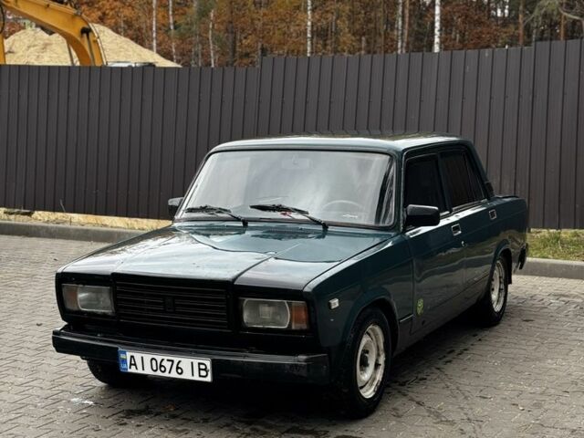 ВАЗ 2107 1991 в Буче на Automoto.ua Зеленый ВАЗ 2107, объемом двигателя 1.5 л и пробегом 10 тыс. км за 450 $, фото 1 на Automoto.ua