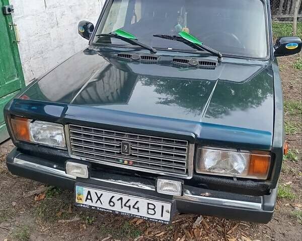 Зеленый ВАЗ 2107, объемом двигателя 1.5 л и пробегом 170 тыс. км за 900 $, фото 1 на Automoto.ua