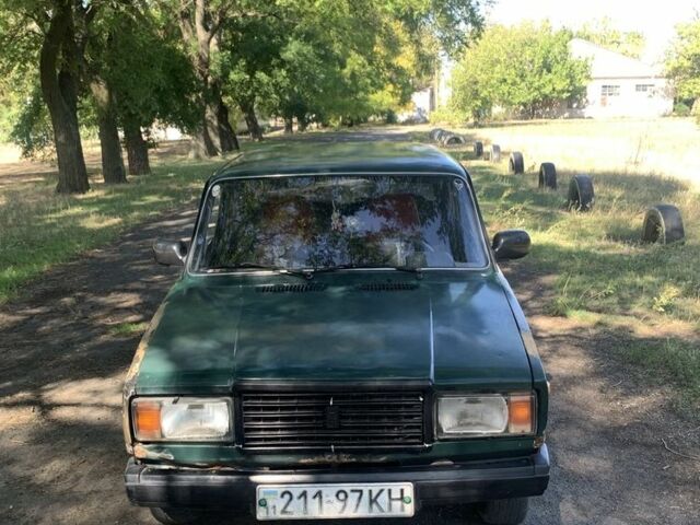 Зеленый ВАЗ 2107, объемом двигателя 1.6 л и пробегом 3 тыс. км за 486 $, фото 1 на Automoto.ua