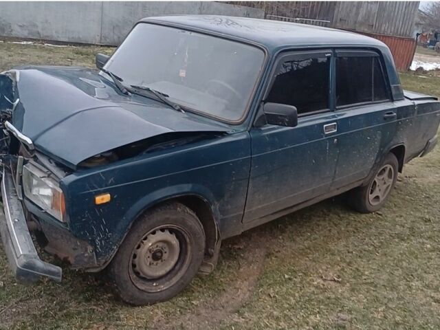 Зеленый ВАЗ 2107, объемом двигателя 1.5 л и пробегом 44 тыс. км за 210 $, фото 1 на Automoto.ua