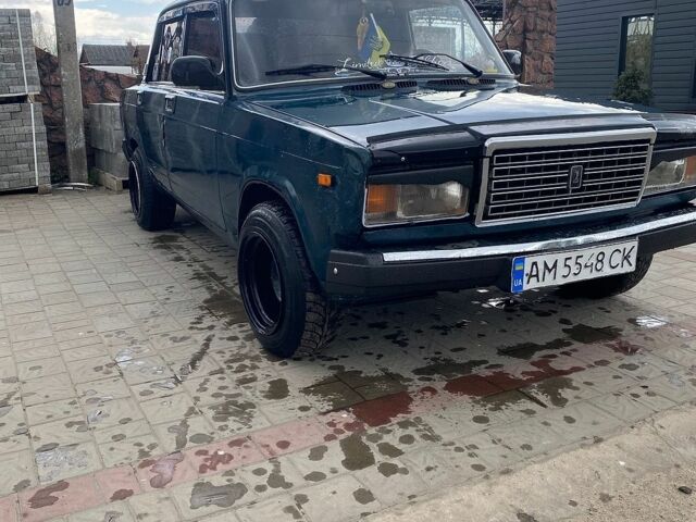 Зелений ВАЗ 2107, об'ємом двигуна 1.57 л та пробігом 80 тис. км за 950 $, фото 1 на Automoto.ua